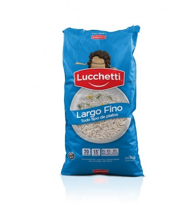 LUCCHETTI 1000 GRS ARROZ BOLSA LF SIN TACC