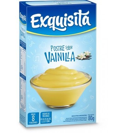 EXQUISITA POSTRE VAINILLA 80 GRS.