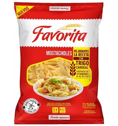 FIDEO FAVORITA MOSTACHOL 500G