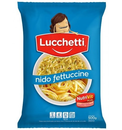 FIDEO LUCCHETTI 500 GRS NIDOS FETTUCCINE
