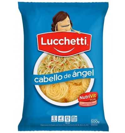 FIDEO LUCCHETTI 500 GRS CABELLO ANGEL
