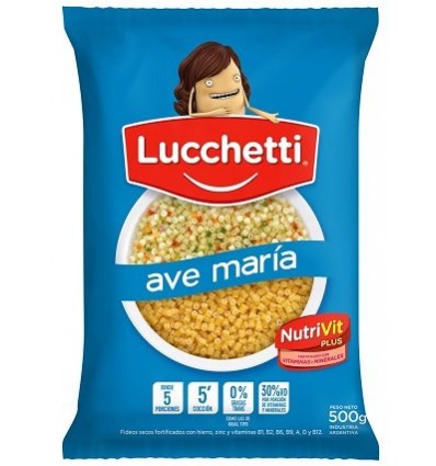 FIDEO LUCCHETTI 500 GRS AVE MARIA
