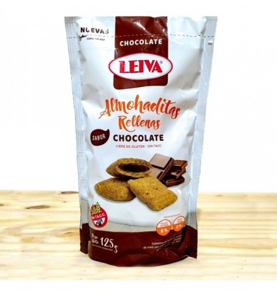 LEIVA ALMOHADITAS ARROZ CHOCOLATE 125 GRS SIN TACC