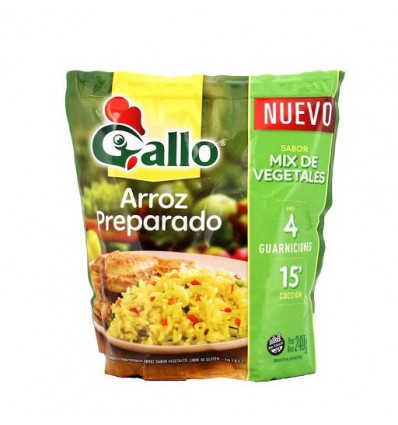GALLO ARROZ PREPARADO SAB VEG SIN TACC