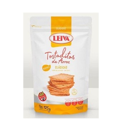 LEIVA TOSTADITA ARROZ CLASICA 125GRS SIN TACC