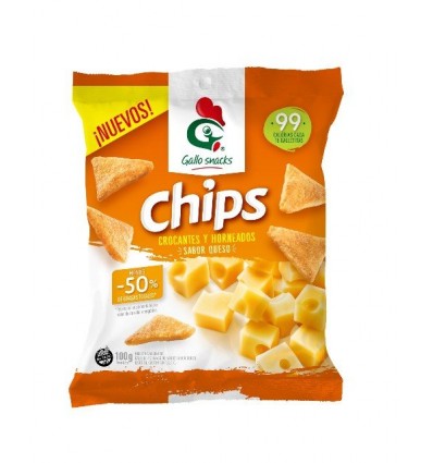 GALLO CHIPS 100 GRS QUESO SIN TACC