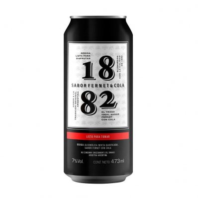 FERNET CON COLA 1882 LATA 473 ML