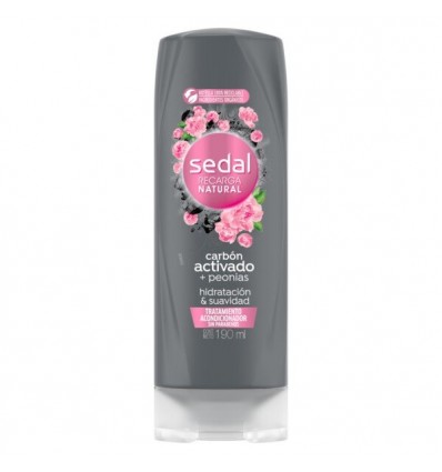 SEDAL ACONDICIONADOR 190 ML CARBÓN ACTIVADO Y PEONIAS