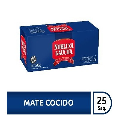 MATE COCIDO NOBLEZA GAUCHA *25 SAQ