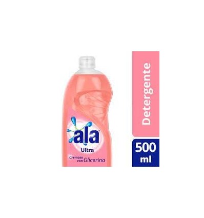 ALA ULTRA LAVA VAJILLA 500 ML GLICERINA Y COLAGENO