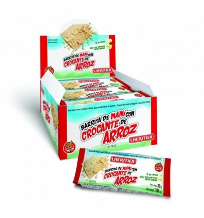 BARRITA DE MANI LHERITIER C/CROCANTE C/ARROZ *12U SIN TACC