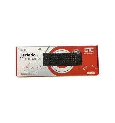 TECLADO EN ESPAÑOL MULTIMEDIAL - GTC