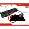 TECLADO - MOUSE INALAMBRICO & MOUSE PAD GTC