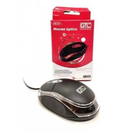 MOUSE OPTICO LUMINOSO USB GTC