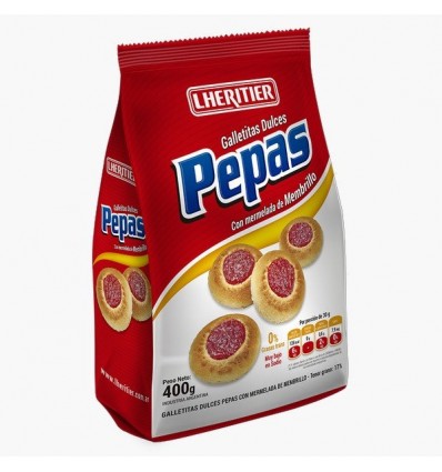 GALLETITAS DULCES PEPAS LHERITIER 400 GRS