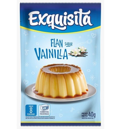 EXQUISITA FLAN VAINILLA SOBRE 40GRS