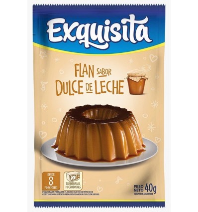 FLAN EXQUISITA DULCE DE LECHE 40GRS