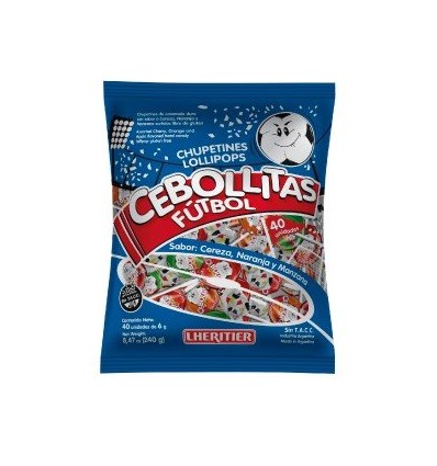 CHUPETIN CEBOLLITAS FUTBOL *40U