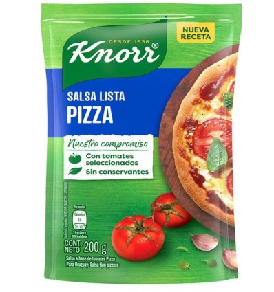 KNORR SALSA 200 GRS PIZZA NVA RECETA
