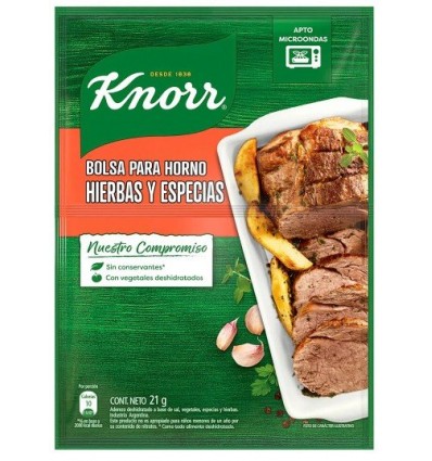 KNORR SAZON HORNO HIERBAS Y ESP 21 GRS NVA FORMULA