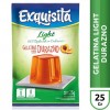 EXQUISITA GELATINA LIGHT DURAZNO SOBRE 25 GRS 