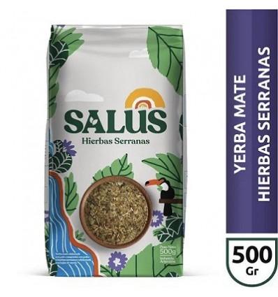 YERBA MATE SALUS HIERBAS SERRANAS 500 GRS