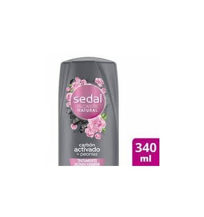 SEDAL ACONDICIONADOR 340 ML CARBON Y PEONIAS 