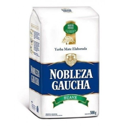 YERBA NOBLEZA GAUCHA SUAVE 500 GRS