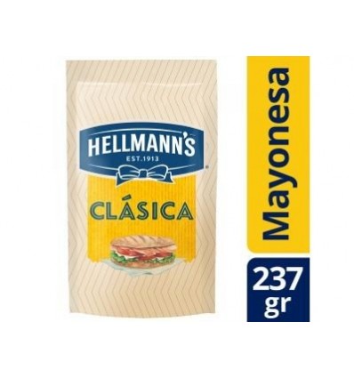HELLMANN'S MAYONESA 237 GRS SIN TACC