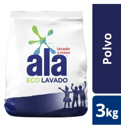 ALA POLVO LAVADO A MANO ECOLAVADO 3KG