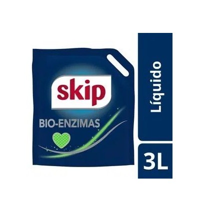 SKIP LIQUIDO ROPA BIO ENZIMAS 3L