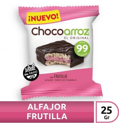 ALFAJOR CHOCOARROZ FRUTILLA 1 unid