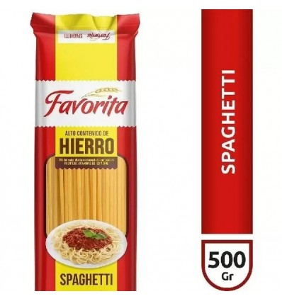 FAVORITA 500 GRS SPAGHETTI HIERRO