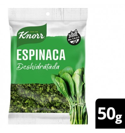 KNORR VEG DESHIDR ESPINACA 50G SIN TACC