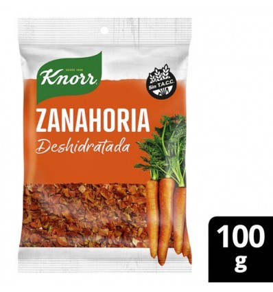 KNORR VEG DESHIDR ZANAHORIA 100 GR SIN TACC