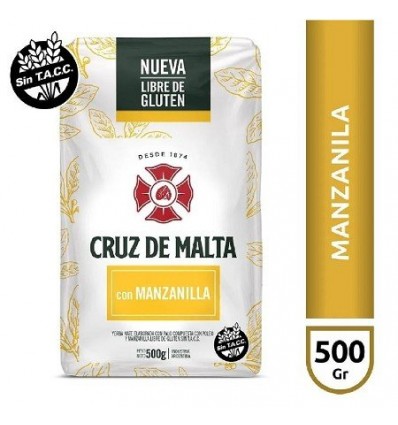 YERBA CRUZ DE MALTA 500 GRS MAZANILLA SIN TACC