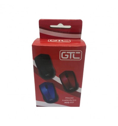 MOUSE INALAMBRICO AZUL GTC MIG 118