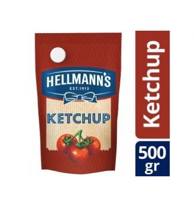 HELLMANNS KETCHUP DP 500 GRS