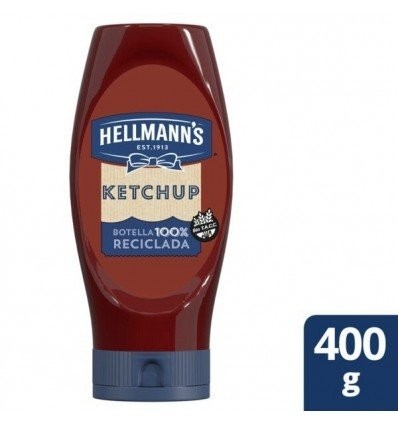 HELLMANNS KETCHUP SQZ 400 GRS