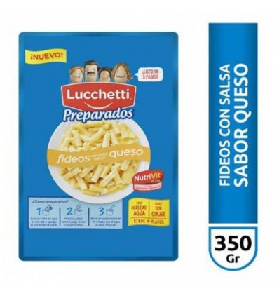 LUCCHETTI FIDEOS PREPARADOS QUESO 350 GRS.