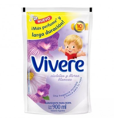 VIVERE SUAVIZANTE VIOLETAS EXP FLORAL DP 900ML