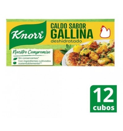 KNORR CALDO GALLINA CUBO X12