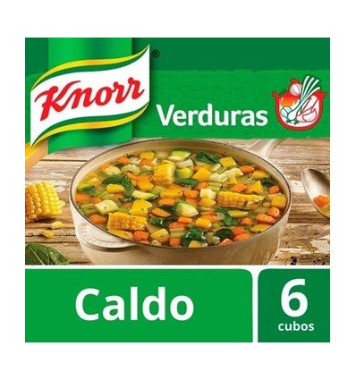 KNORR CALDO VERDURA C/VEGET. * 6 CUB