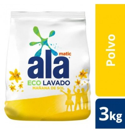ALA POLVO MATIC ECOLAVADO MÑA SOL 3KG