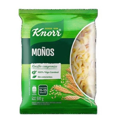 FIDEOS MOÑOS FORTIF KNORR 500GS
