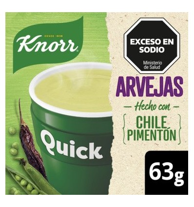 KNORR SOPA QUICK ARVEJAS CHI 5 SOB