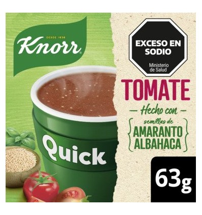 KNORR SOPA QUICK TOMATE AMARANTO 5 SOB