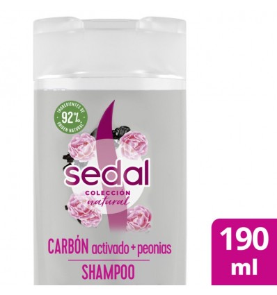 SEDAL SHAMPOO CARBON Y PEONIAS IA 190 ML