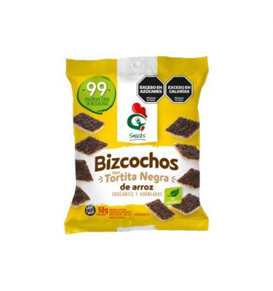 GALLO SNACKS TORTITA NEGRA 50GRS