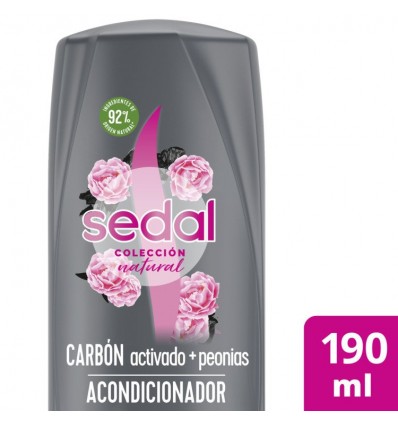 SEDAL ACONDICIONADOR 190 ML CARBON Y PEONIAS IA 
